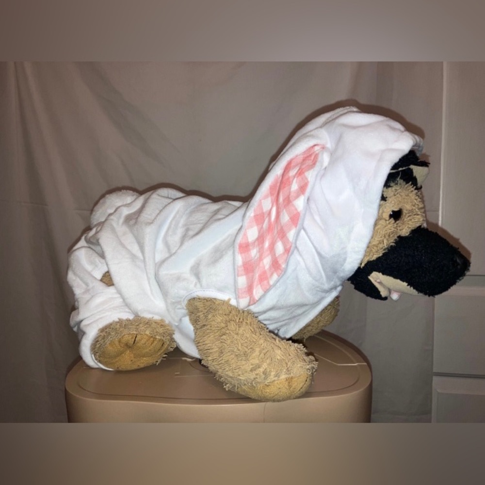 Medium Easter Bunny Dog Costume Onesie